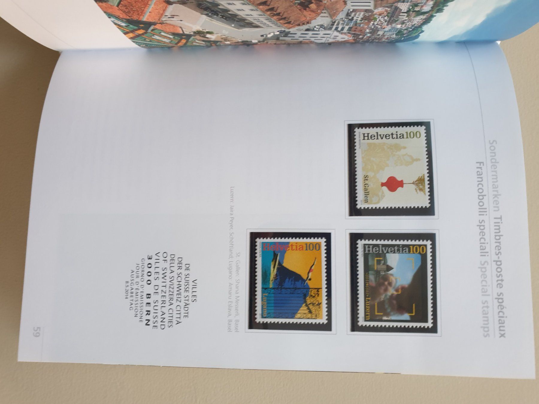 Tutti i francobolli: Jahresbuch CH  2014 postfrisch vollständig Top – Nuovo (secondo la descrizione) da Frauenfeld venduto da Kasico 7