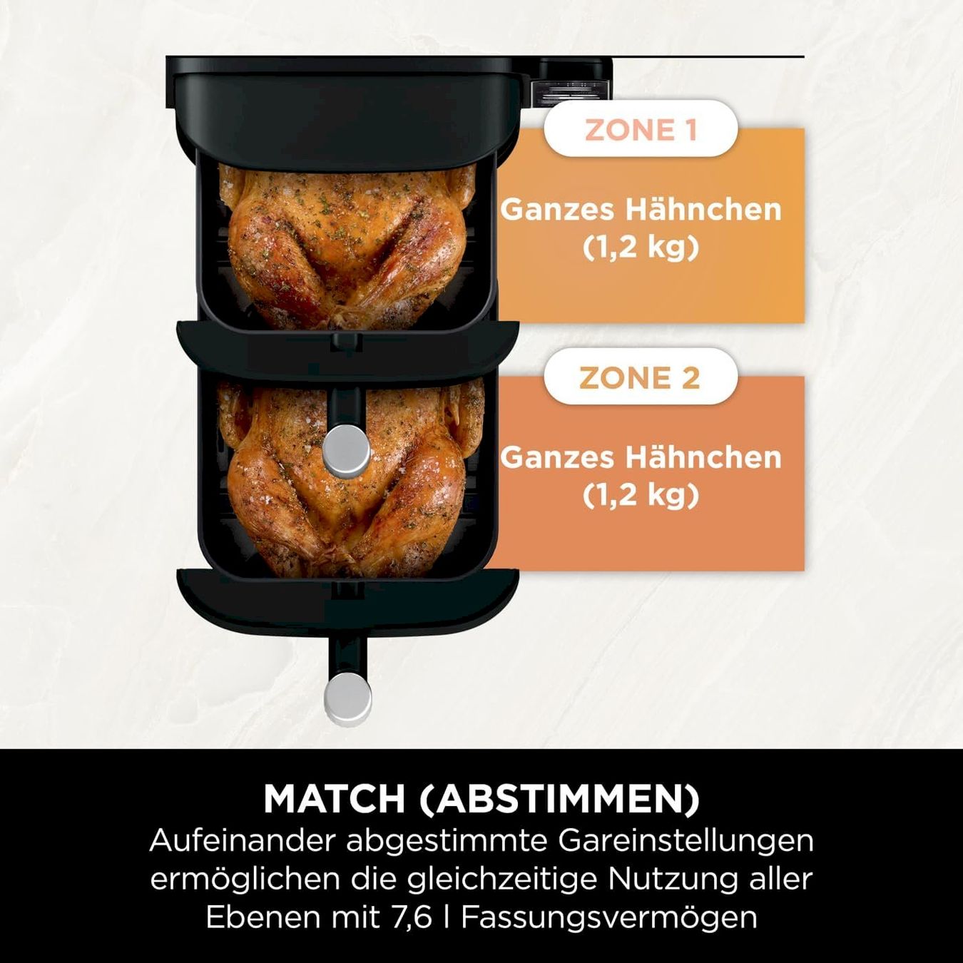 Elettrodomestici da cucina: Ninja SL300EU Heißluftfritteuse 7,6 L – Nuovo e nell'imballaggio originale da Bottighofen venduto da zaap 7