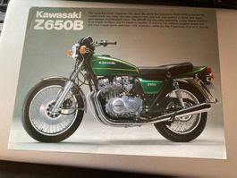 Prospekt von Kawasaki Z 650 B