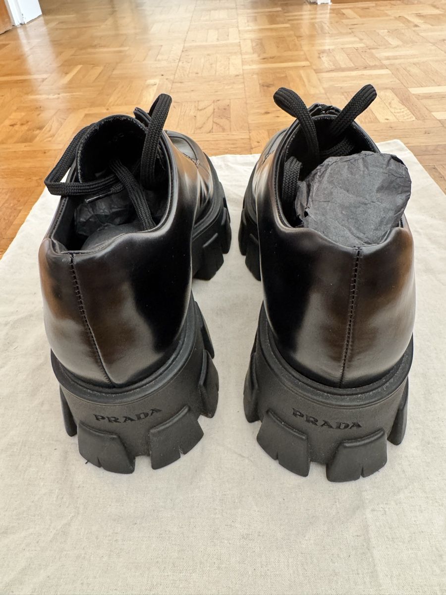 Prada Scarpe da donna: PRADA MONOLITH LACE UP SHOES – Usato da Zürich venduto da won_b75s 2