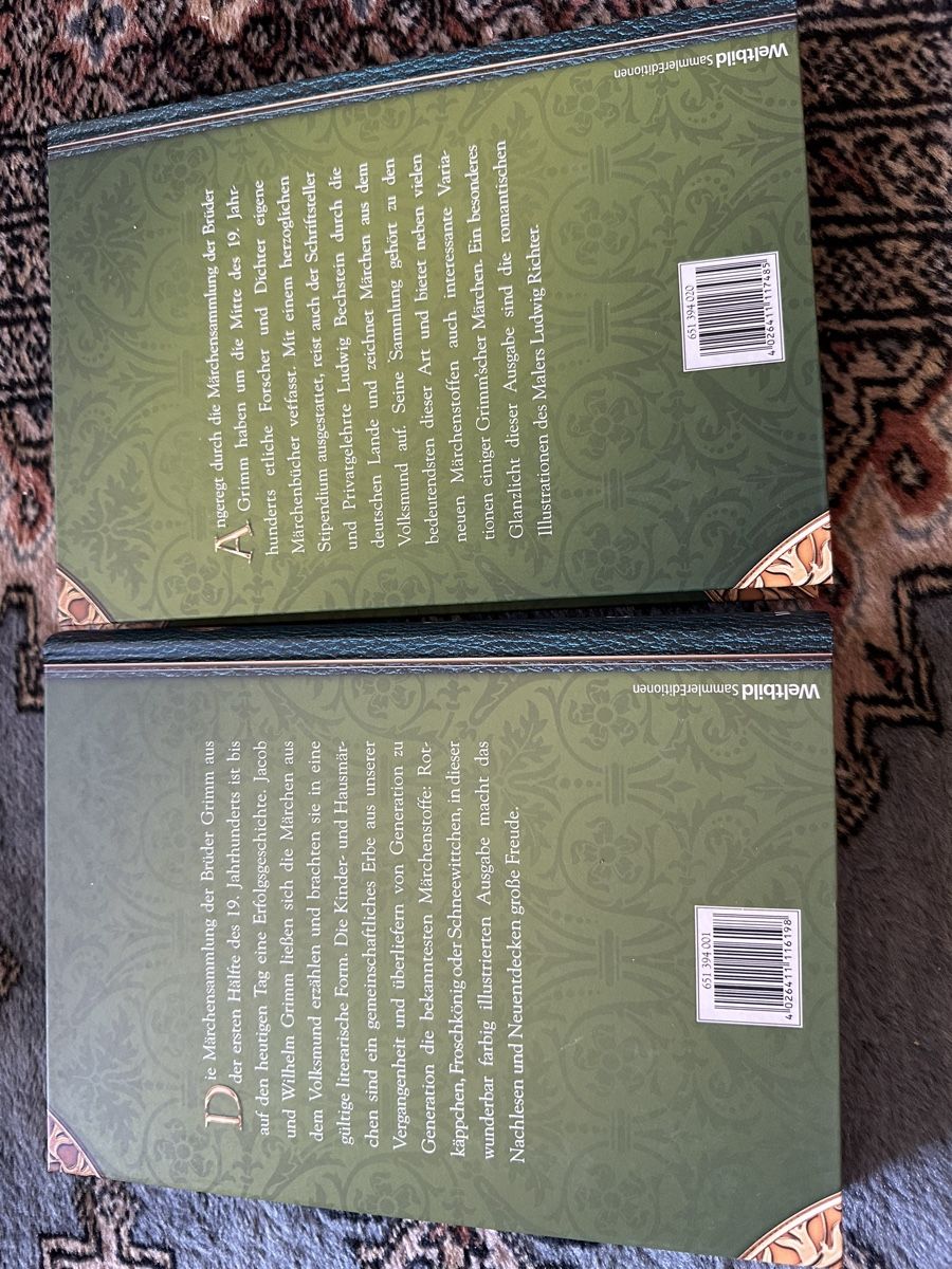 Libri: LUDWIG BECHSTEIN -Mörchenbuch -Bruder Grimm 2 Bücher – Nuovo (secondo la descrizione) da Uster venduto da bek_v2ct 9