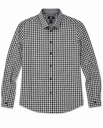 Schönes kariertes Herrenhemd von H&M in Grösse L.