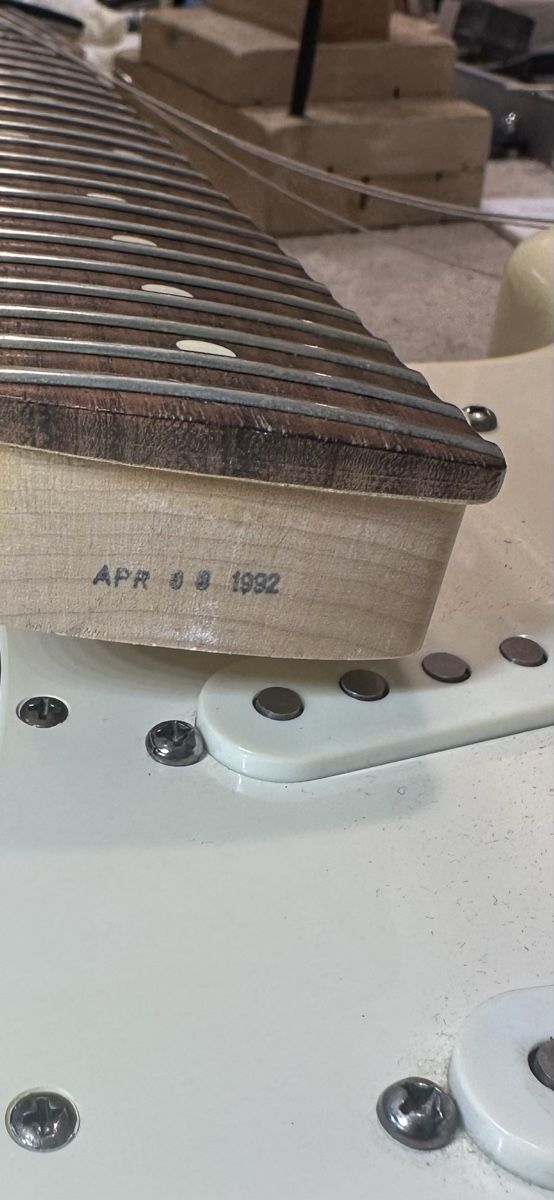Fender Strumenti musicali: Fender Stratocaster 1992 Olympic White – Usato da Watt venduto da Gini120 7