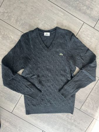 LACOSTE Strickpullover Dunkelgrau