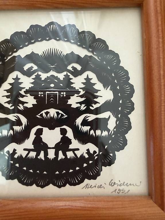 Arts picturaux & lithographies: Scherenschnitt von Heidi Widmer – D'occasion à Basel par ste_y877 2