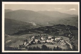 Guggisberg, Ortsansicht aus der Vogelsch