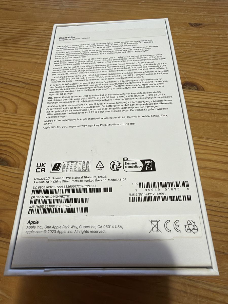 Apple Handys / Smartphones: Apple iPhone 15 Pro  Batteriezustand 90% – Gebraucht aus Flumserberg tannenboden alp von pedroredshoes 9