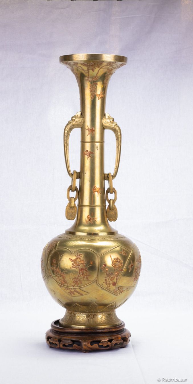 Vasi & Recipienti: Chinesische Messing Vase – Usato da Kreuzlingen venduto da Schomi5