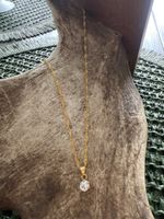 Feine Kette mit Zirkonia Anhänger