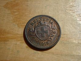 (D1) Départ 1 CHF 1 Rappen 1919 UNZ