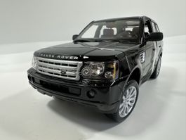 Land Rover Range Rover Sport 1:18, schwarz, NEU, BBURAGO 