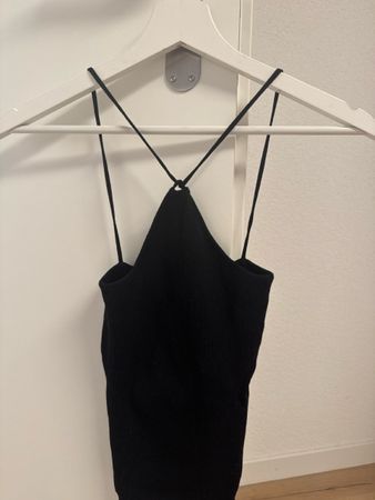 Mango Top, Schwarz, XS, Sommer bereit! Neuwertig.