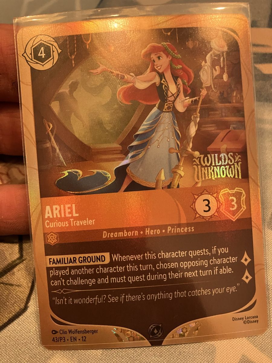 Disney Sammelbilder & Trading cards: Lorcana Arielle promo wilds unknown EN – Neu (gemäss Beschreibung) aus Olten von maiskorn