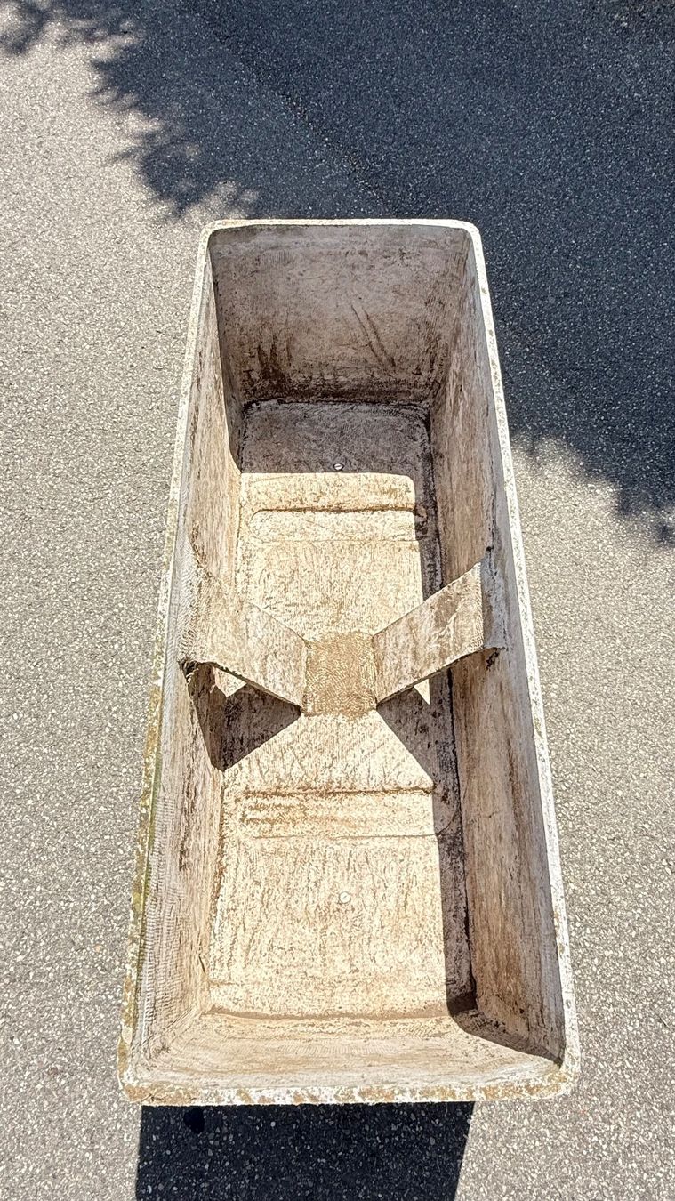 Eternit Vasi per fiori: Eternit  Pflanzentrog rechteckig gross gebraucht – Usato da Allschwil venduto da Spice6 3