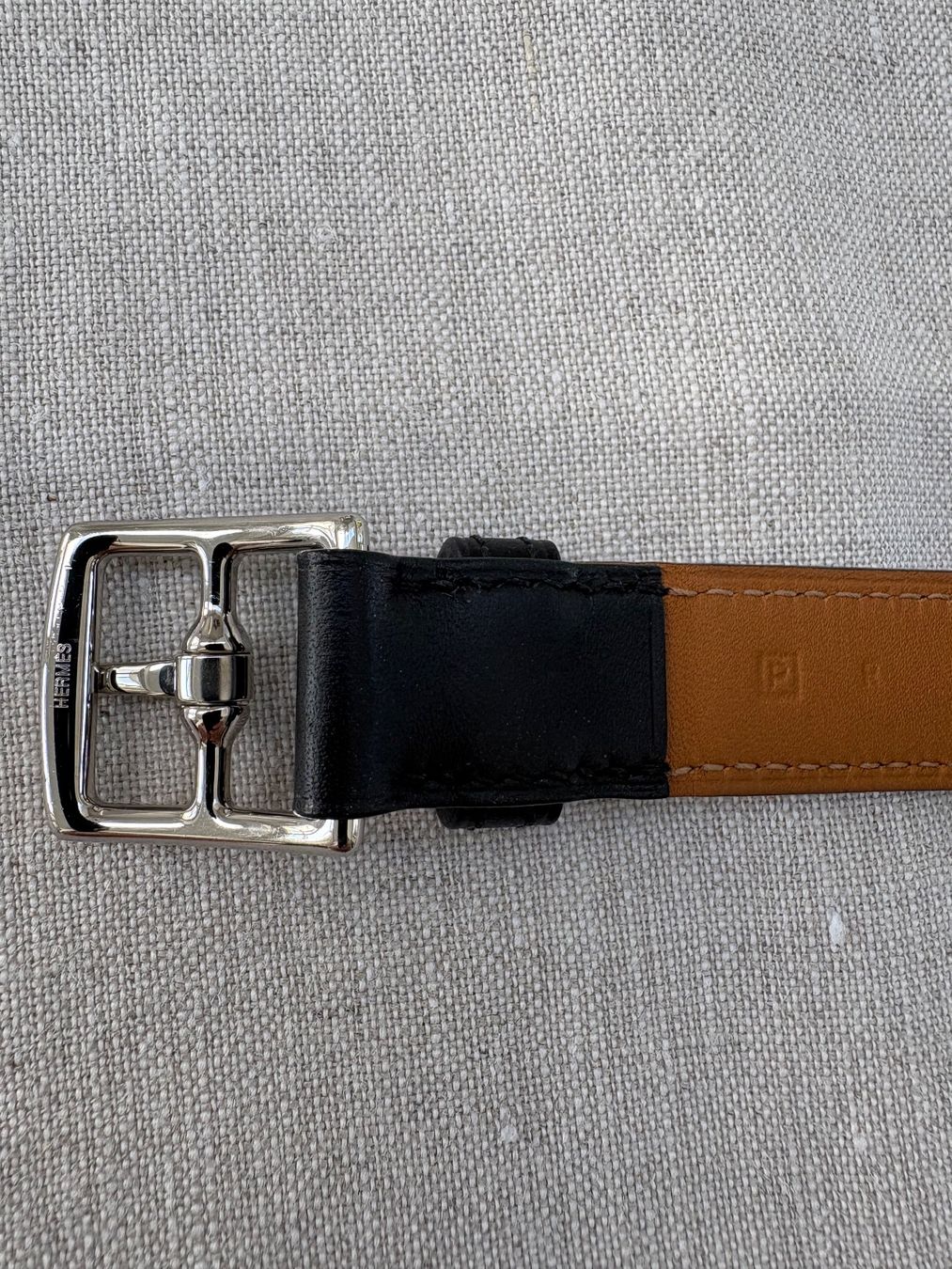 Hermès Bracciali & Braccialetti: Hermes, Lederarmand, schwarz – Usato da Kilchberg venduto da boudoir076 7