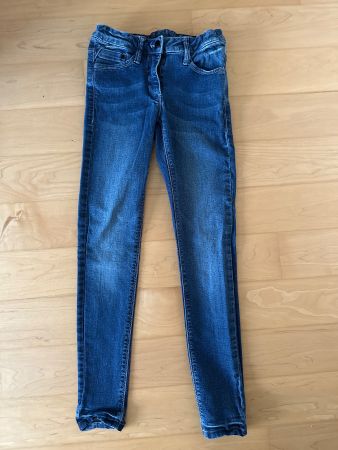 S. Oliver Jeans Mädchen dunkelblau skinny Stretch Grösse 146