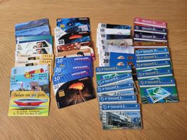 Telefonwertkarten und Taxcards Konvolut guter Zustand