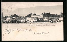AK Coppet, Vue générale, 1901