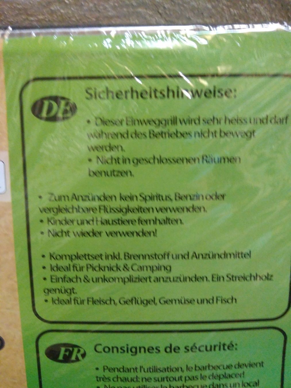 Livres: 3 Stk. Einweggrill (Kohlegrill), NEU – Neuf (Voir description) à Döttingen par Schlei 1