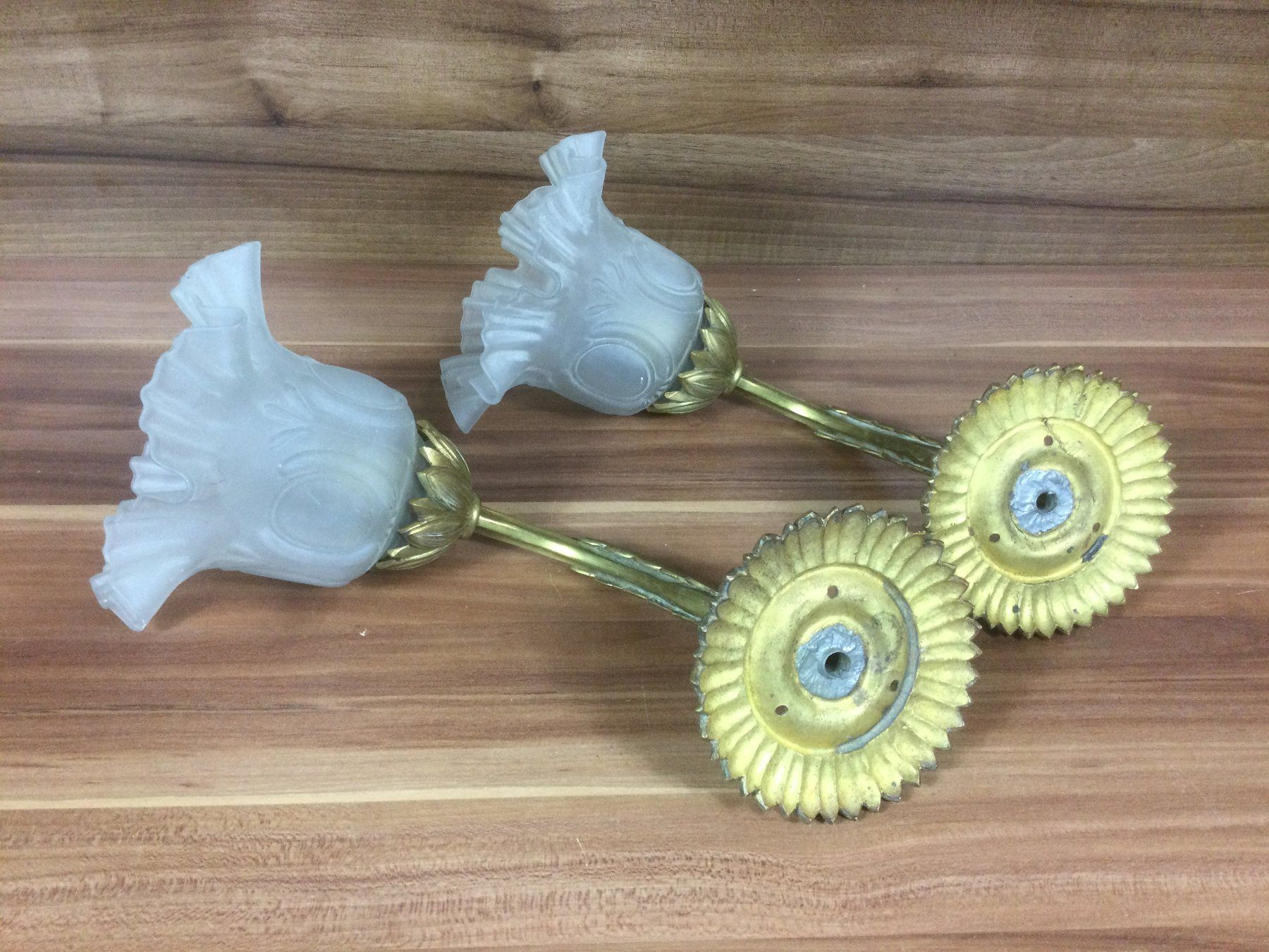 Lampes: Gebrauchte schöne Messing Wandlampen – D'occasion à Wangen SZ par kuriosum12 4