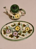 Teekanne von Boch, Belgien, 1970er Porzellan Servierplatte,