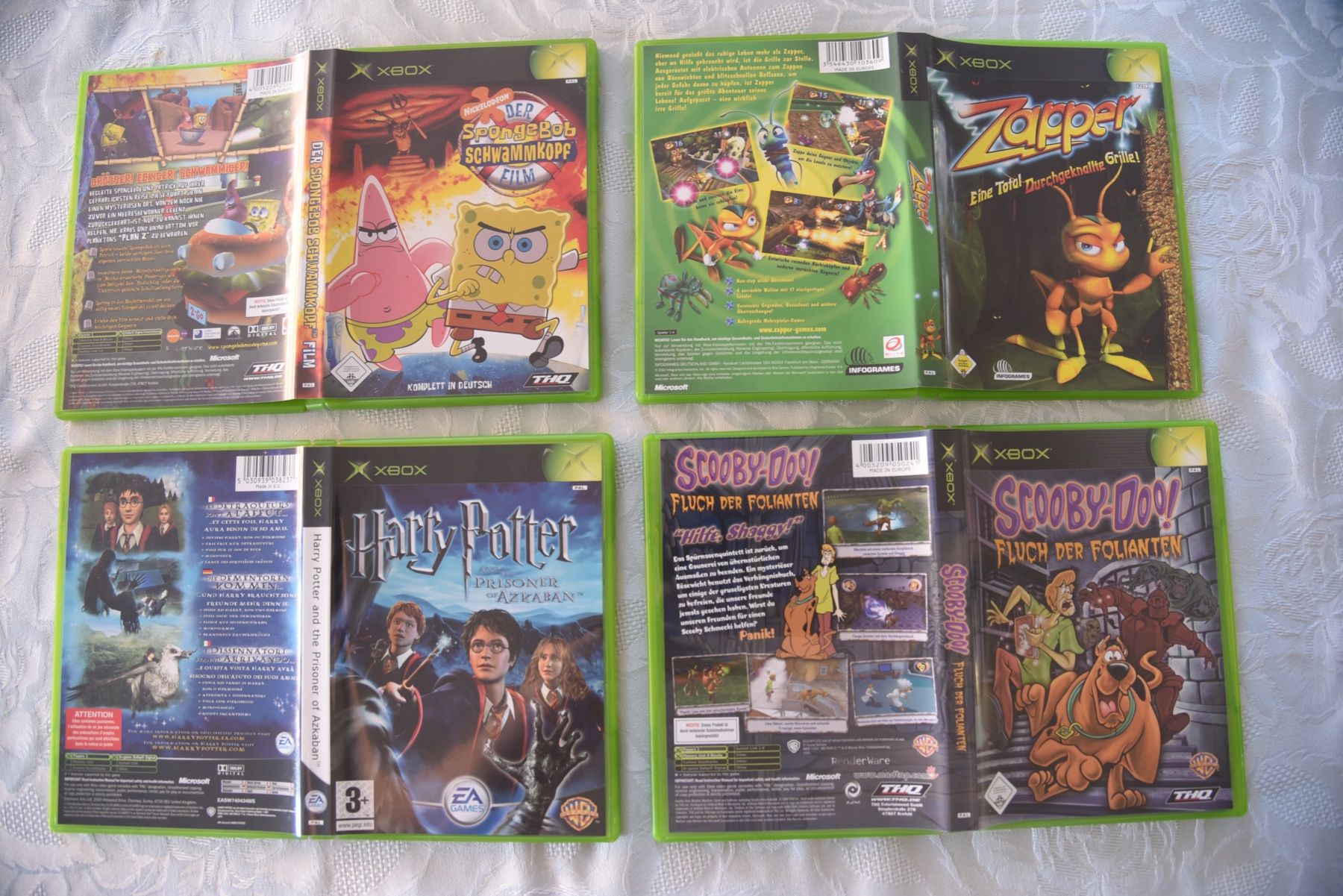 Giochi: Harry Potter + Zapper + Scooby Doo + Spongebob (CIB) – Usato da Frenkendorf venduto da gelbeZinnie 1
