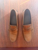 Tod's Slipper braun Leder Herrenschuhe kaum gebraucht