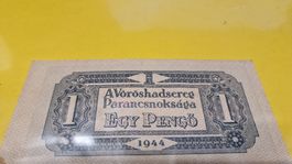 Alte Ungarische Banknote 1 Pengö, Jahr 1944,