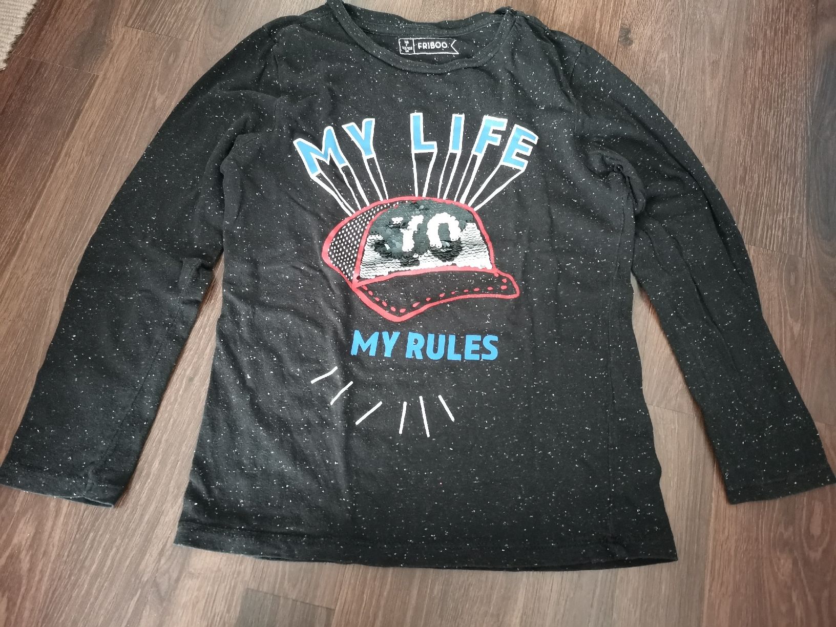 Maglioni & Felpe: Pullover, Friboo, Langarmshirt Gr. 122/128 schwarz – Usato da Oftringen venduto da januarloch