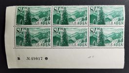 TR68 Bloc Timbre Allemagne / Baden 19xx