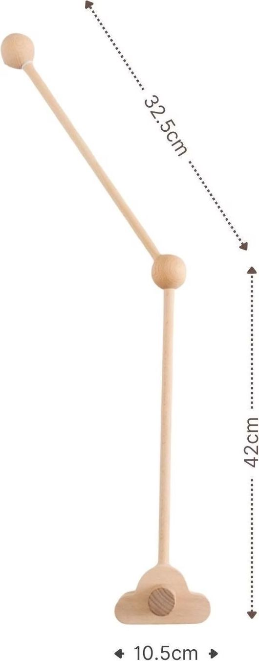 Supporti a parete: Baby-Mobile Halterung Holz – Usato da Zürich venduto da BaresfureRares 1