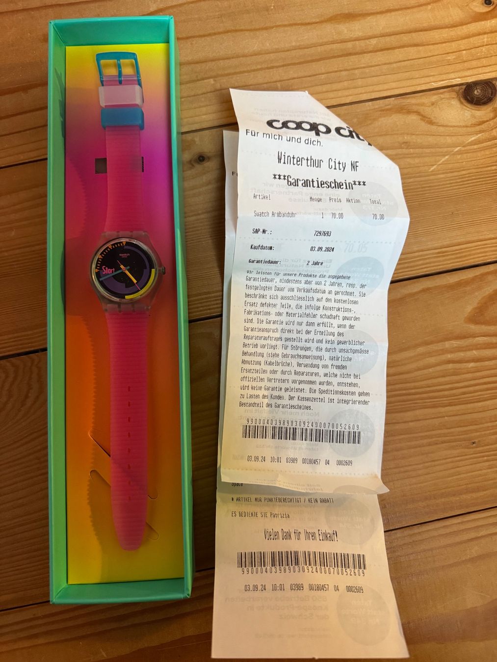 Swatch Orologi: Neue Neon Swatch – Usato da Winterthur venduto da annika34 4