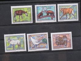 DDR 1980 Bedrohte Tiere **