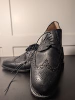 Calpierre Leather Wingtip Brogue Size 42.5 made in Italy