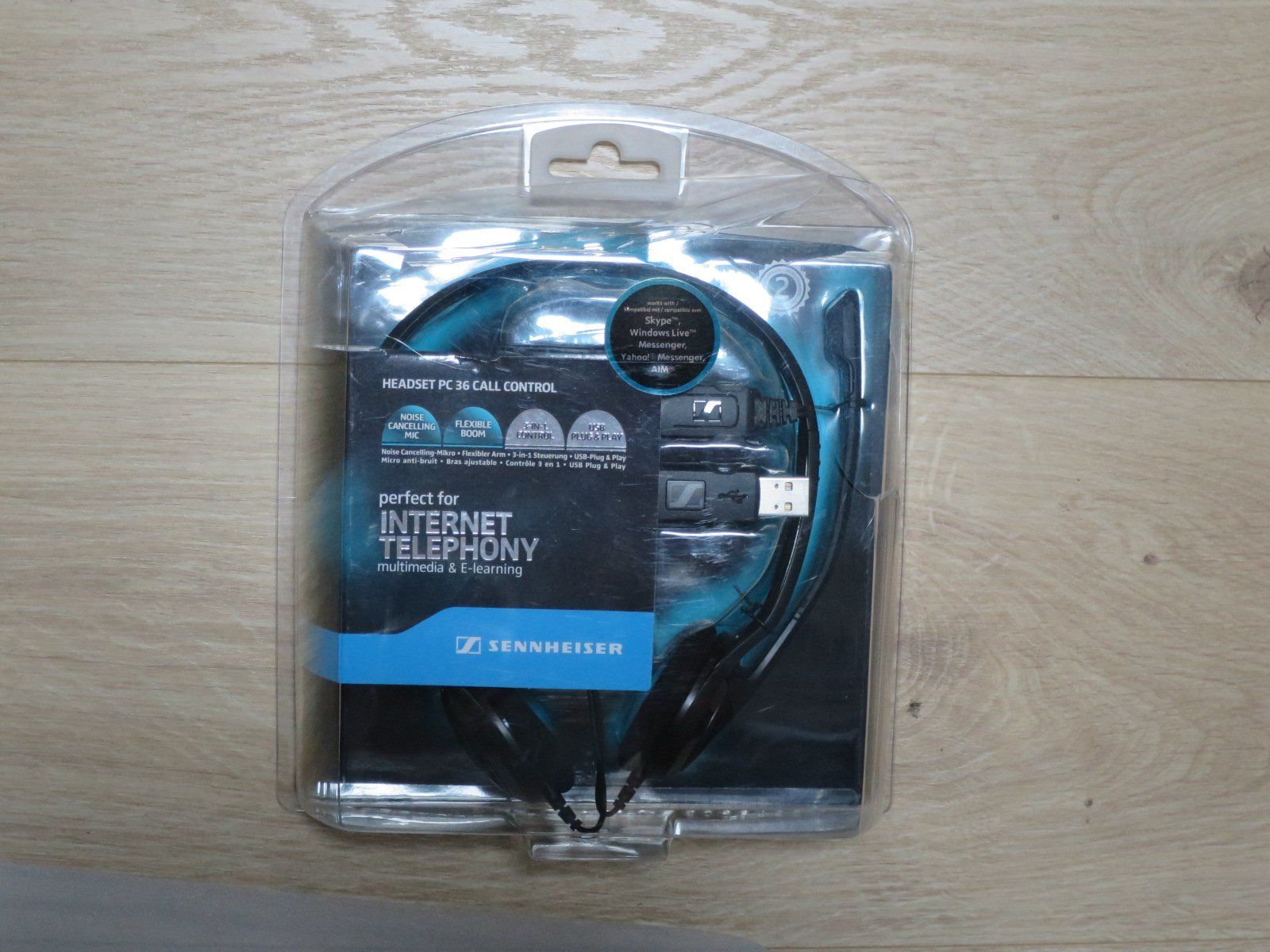 Sennheiser Cuffie: Sennheiser Noise Cancelling Mic Stereo USB Headset ab 1sFr – Nuovo e nell'imballaggio originale da Gundetswil venduto da Maegez