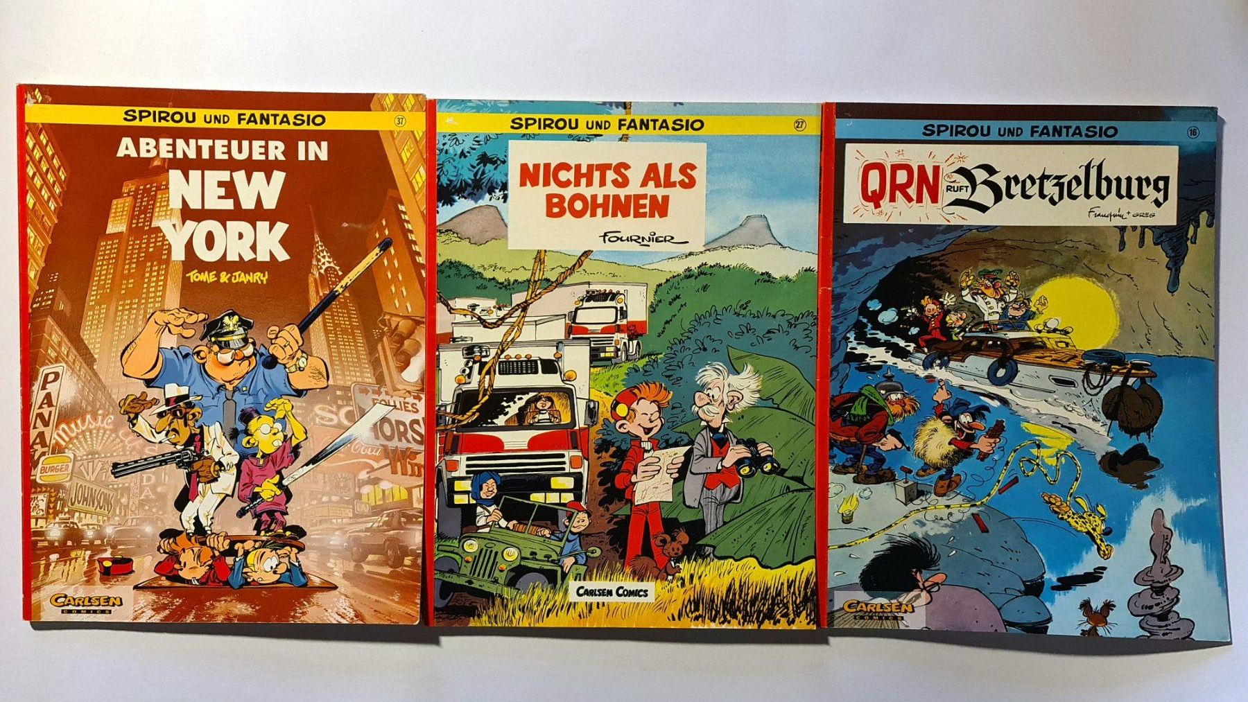 Fumetti: 3 Spirou & Fantasio Comics, Carlsen Verlag – Usato da Aesch BL venduto da pri_fp8t