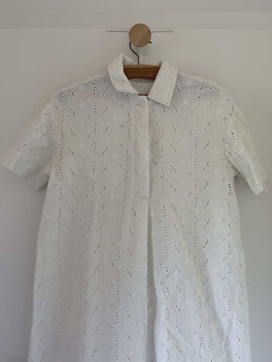 Vestiti: Weisses Sommerkleid Gr. M \ KnowledgeCotton Apparel – Usato da Meggen venduto da Anjsch1990 1