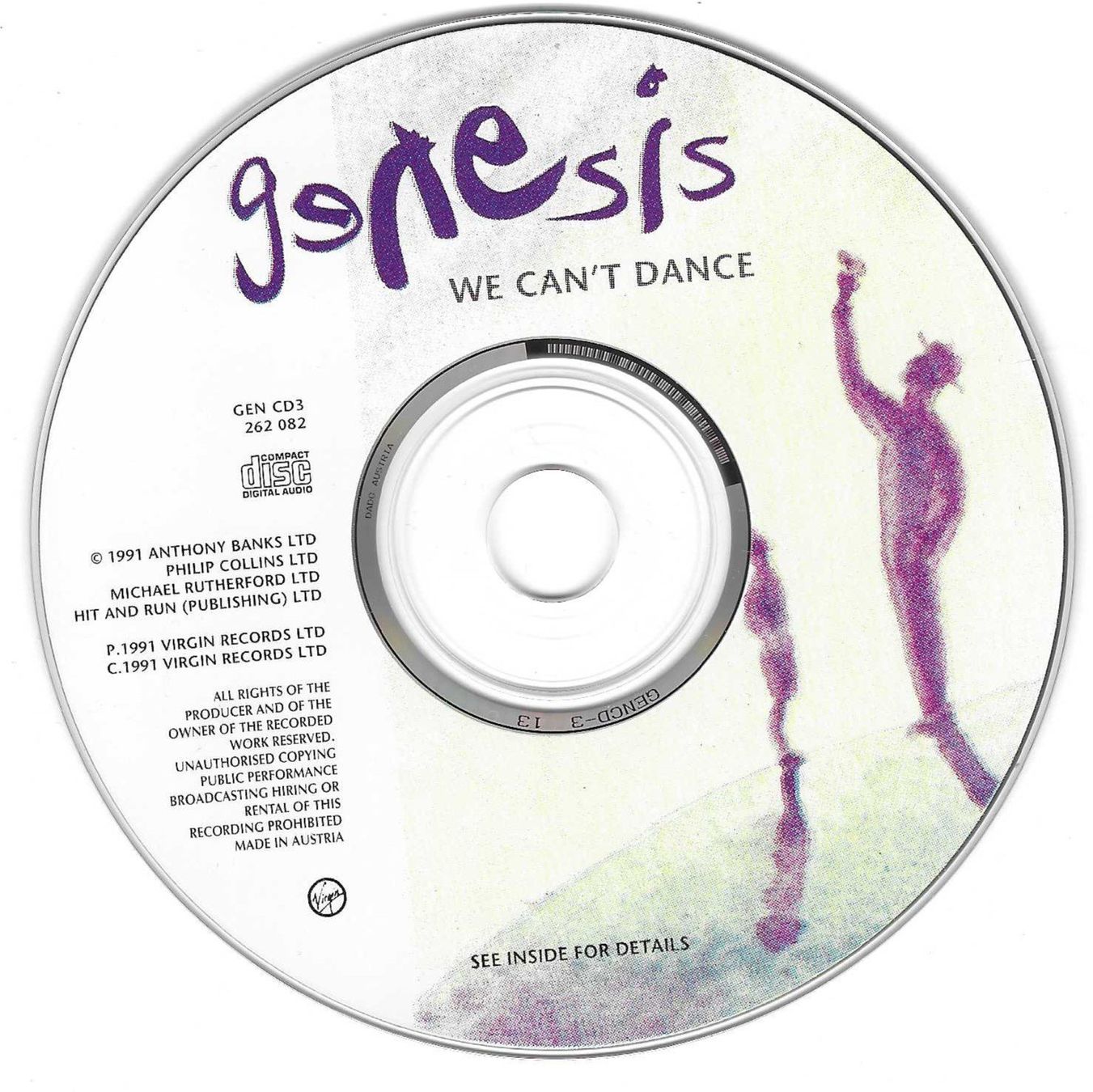 CDs: GENESIS  -- WE CAN'T DANCE – Gebraucht aus Bex von Giorgiob 2