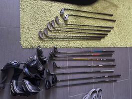 Grosses Set Golfschläger Maruman Majesty, Honma, Ping