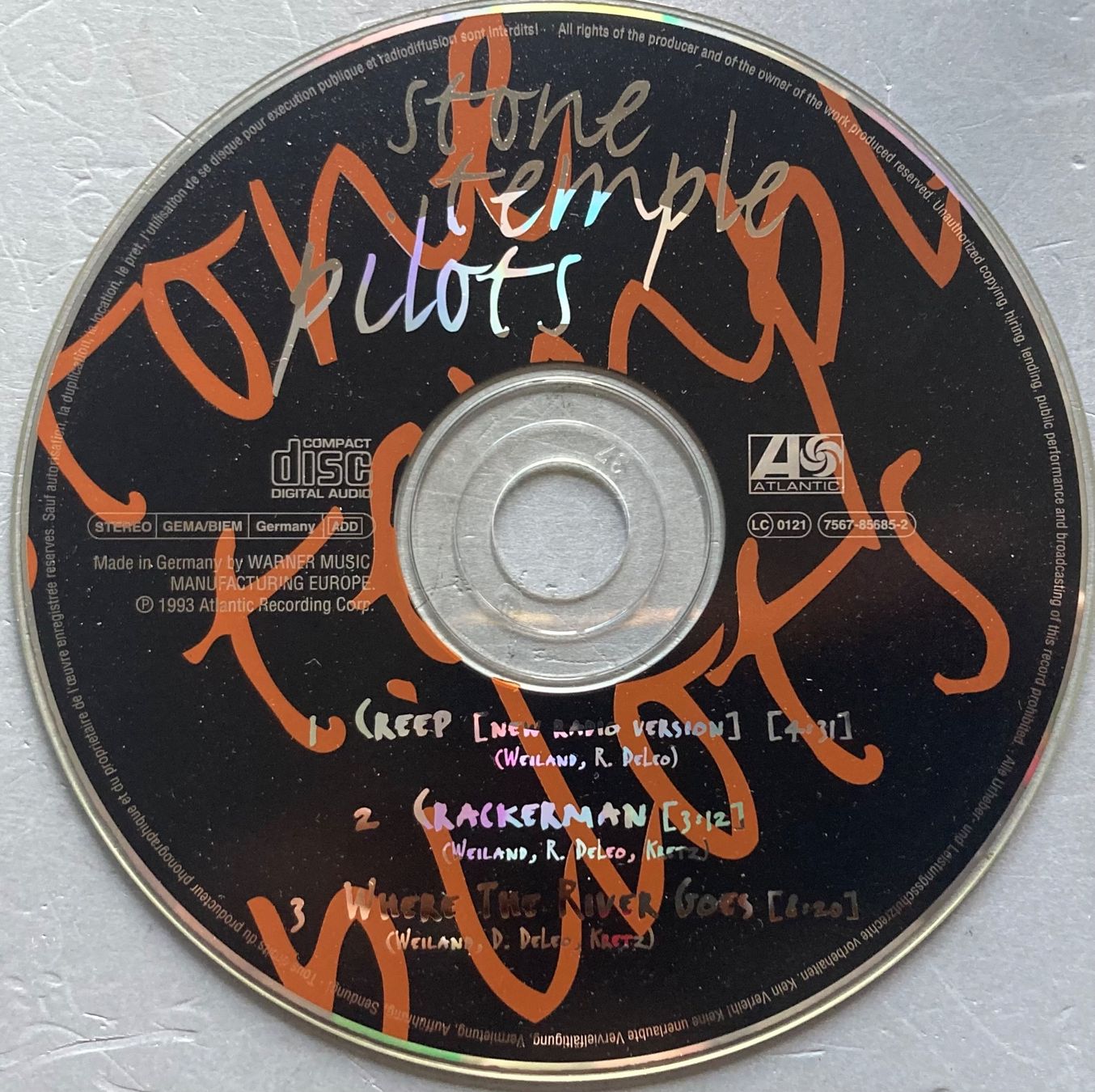 CDs: STONE TEMPLE PILOTS - CREEP – Gebraucht aus Poliez-Pittet von Newtown-Records 1