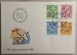 1988 FDC Pro Juventute