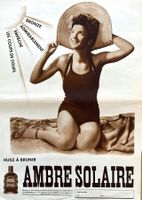 Ambre solaire - Alte Werbung / Ancienne publicité 1938