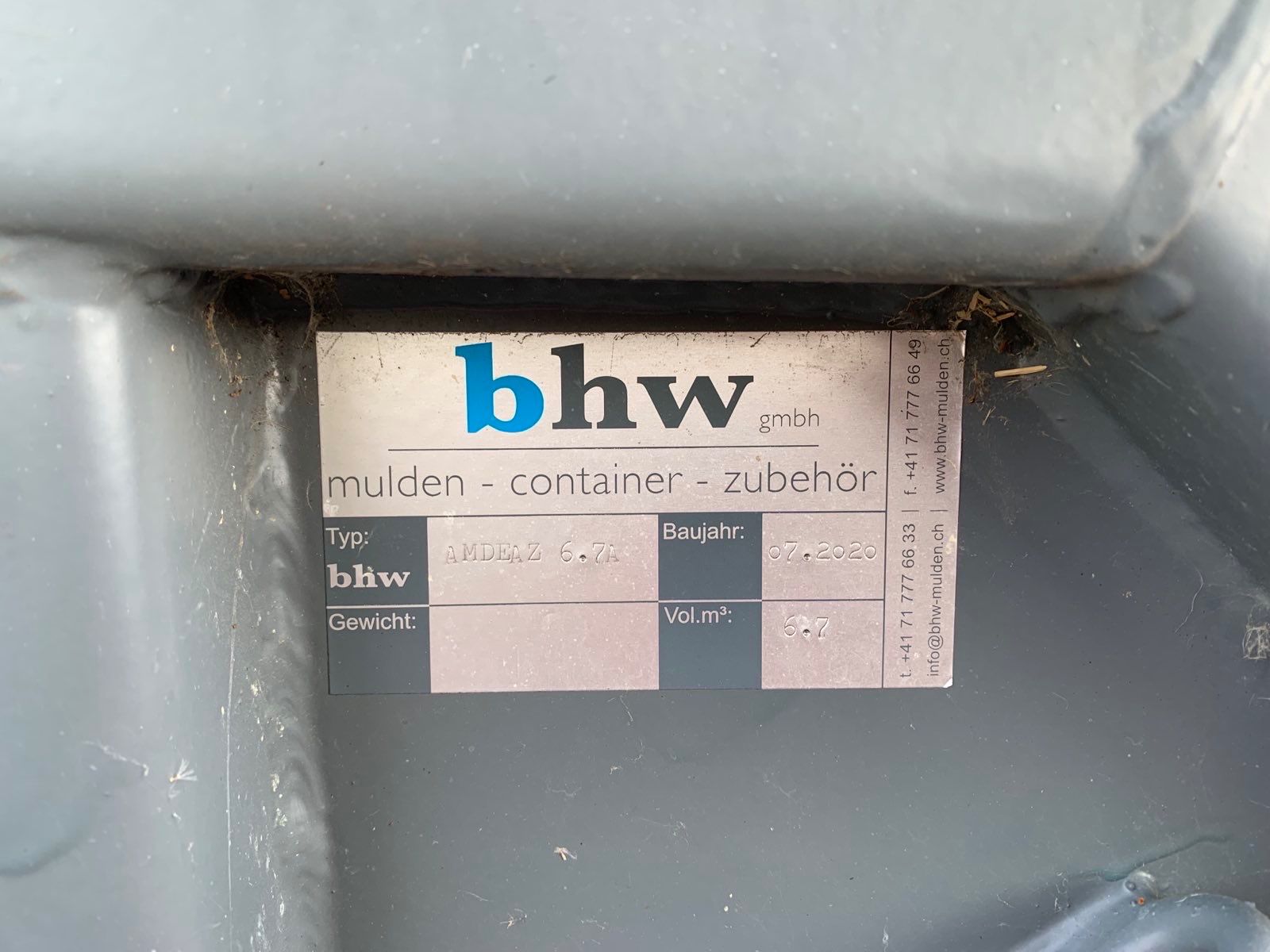 Baucontainer: Welaki Mulde – Gebraucht aus Altstätten SG von ska_287n 3