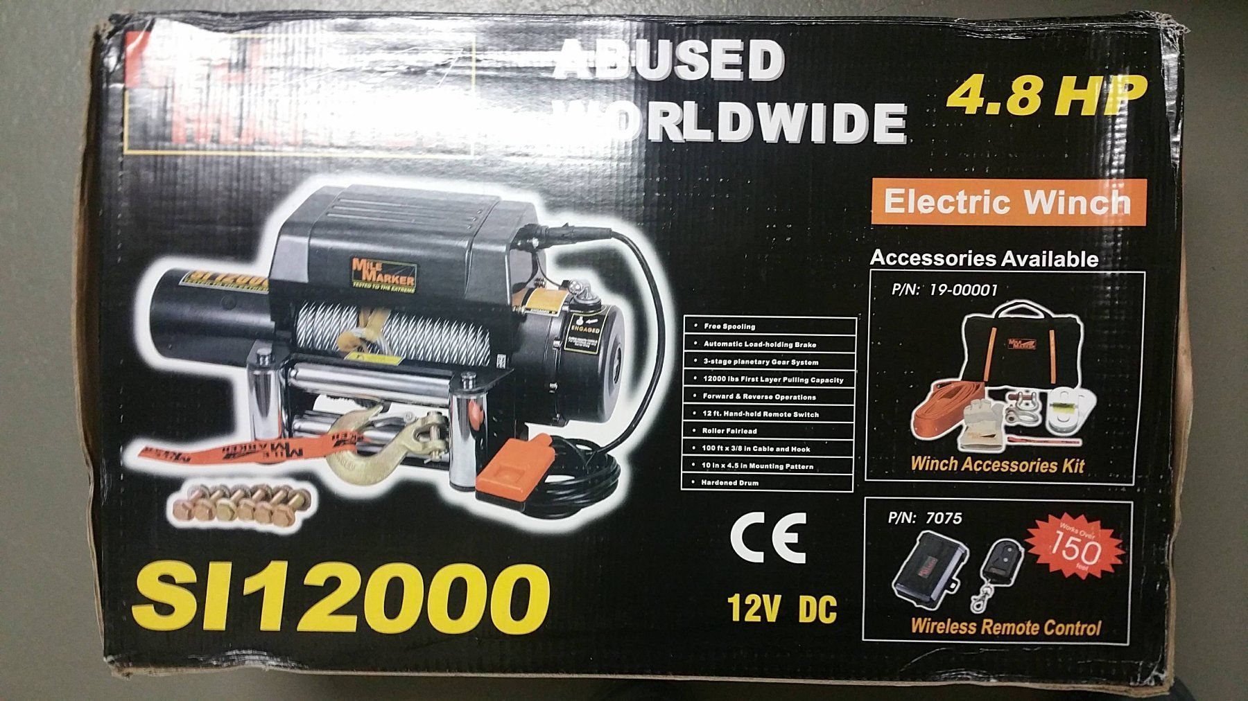 Altro per stoccaggio & trasporto: 12V Seilwinde mit über 5.4t Zugkraft – Nuovo e nell'imballaggio originale da Gisikon venduto da 67peterpan