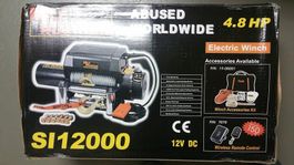12V Seilwinde mit über 5.4t Zugkraft
