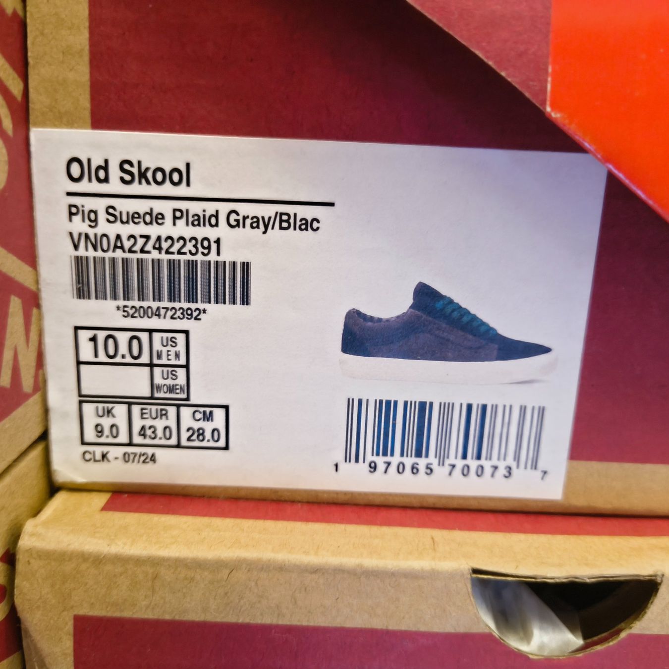 Vans Scarpe da uomo: Vans Old Skool, Grösse US 10 EURO 43 – Nuovo e nell'imballaggio originale da Uitikon Waldegg venduto da PJLS1 5