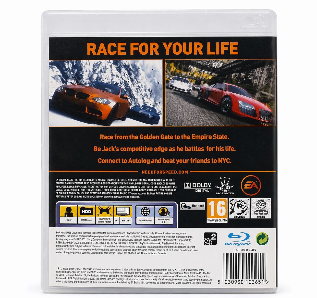 Sony Giochi: Need for Speed: The Run – PS3 – Usato da Emmenbrücke venduto da _MKGAMES_ 2