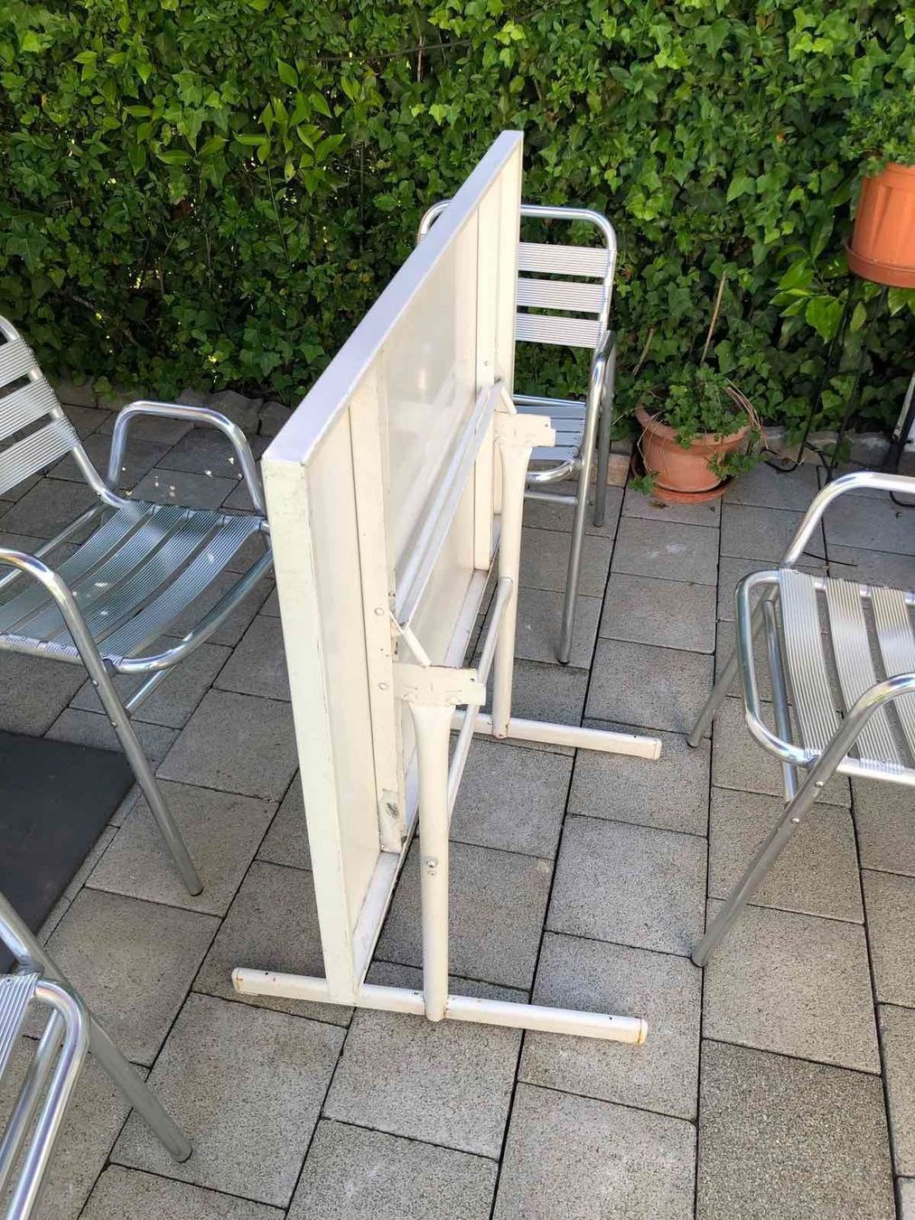 Schaffner Tavoli: Schaffner Gartentisch mit Stühlen – Usato da Schlieren venduto da Sunshines 1