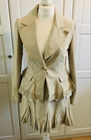 Roberto Cavalli Leder Blazer 34-36