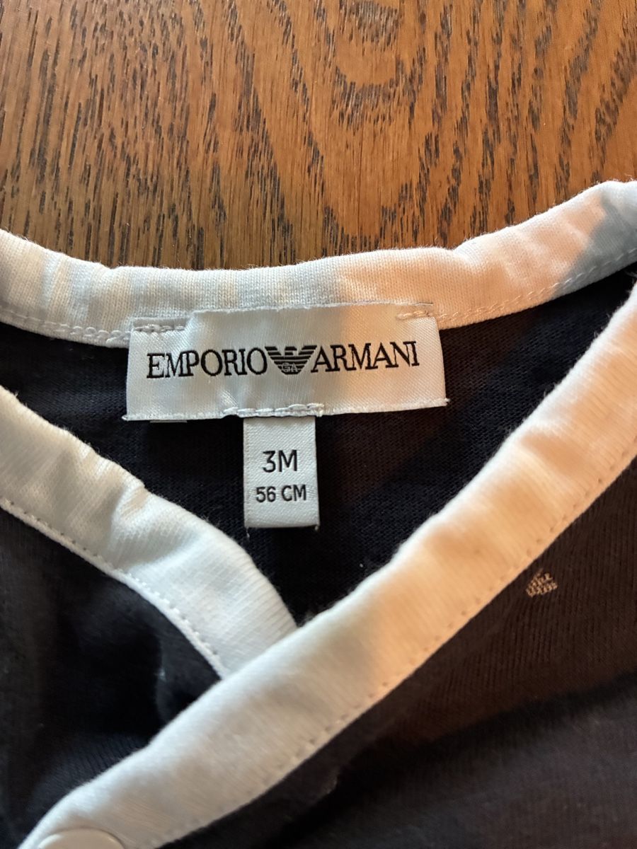 Armani Pigiama & Simili: Emporio Armani Strampler Grösse 56 – Usato da Saland venduto da Francyherrera 1